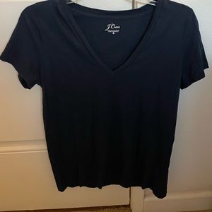J crew womens supima cotton v neck